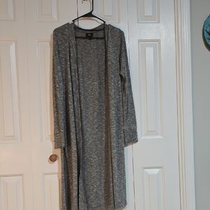 Gray Long Cardigan for Women